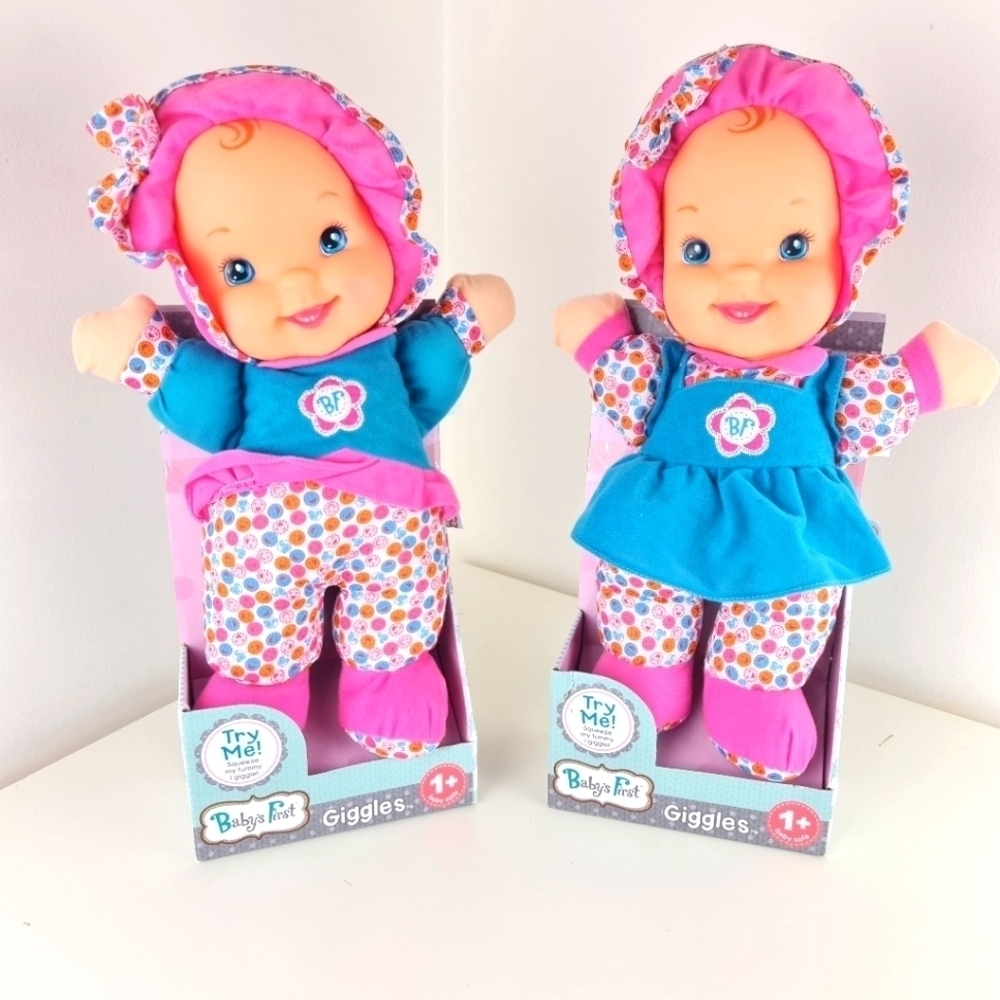 BABY'S first giggles doll New never used 2 dolls included